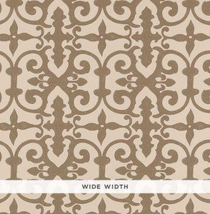 Ferne Park Berber Brown 5008046 by Schumacher Wallpaper