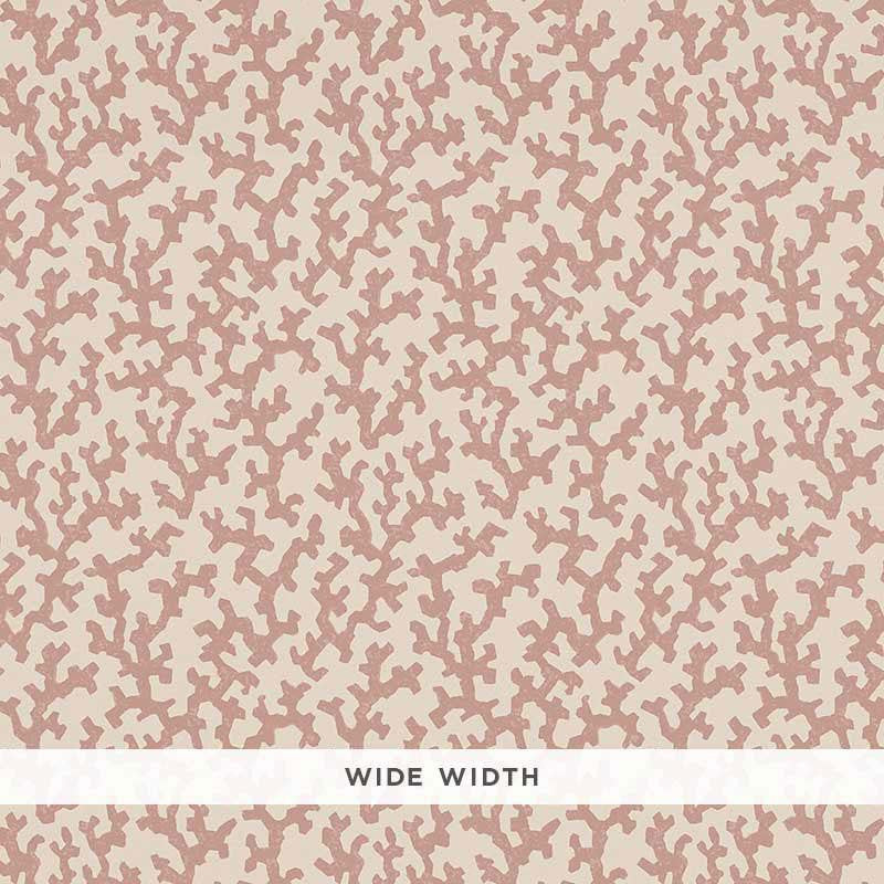Folly Pink 5008001 by Schumacher Wallpaper Veere Grenney 4.38" - Fabric Carolina -