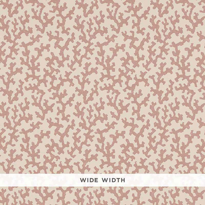 Folly Pink 5008001 by Schumacher Wallpaper Veere Grenney 4.38" - Fabric Carolina -