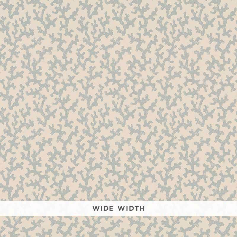 Folly Orpington Blue 5008004 by Schumacher Wallpaper Veere Grenney 4.38" - Fabric Carolina -