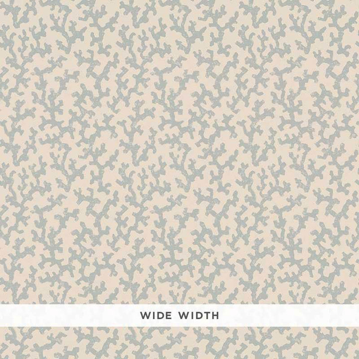Folly Orpington Blue 5008004 by Schumacher Wallpaper Veere Grenney 4.38" - Fabric Carolina -