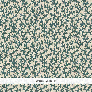 Folly Peacock Blue 5008005 by Schumacher Wallpaper
