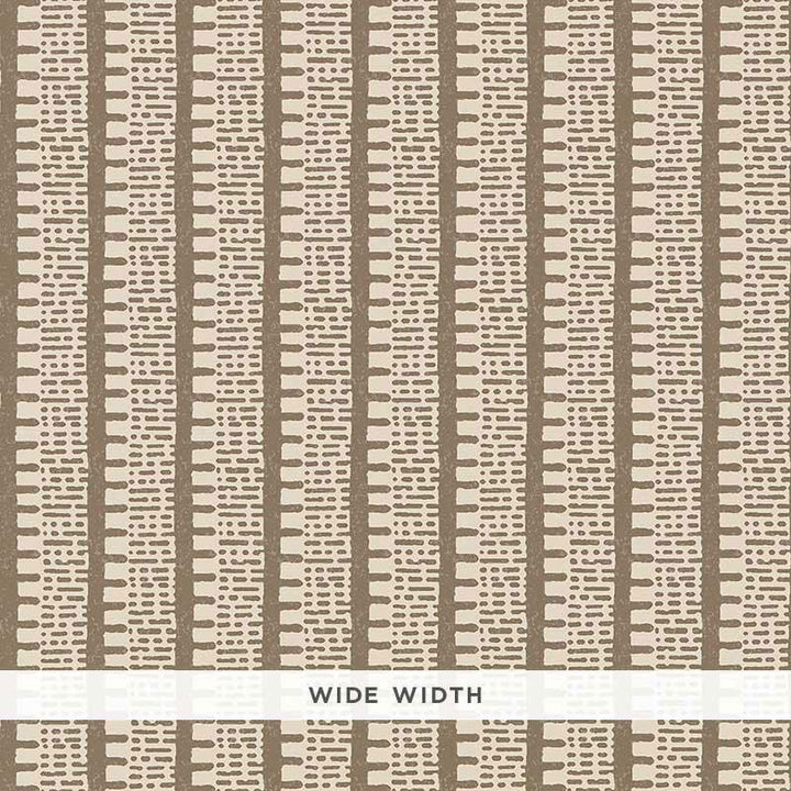 Kiosk Berber Brown 5008016 by Schumacher Wallpaper Veere Grenney 1.38" - Fabric Carolina -