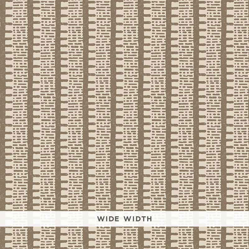 Kiosk Berber Brown 5008016 by Schumacher Designer Wallpaper Veere Grenney 1.38" - Swanky Fabrics -
