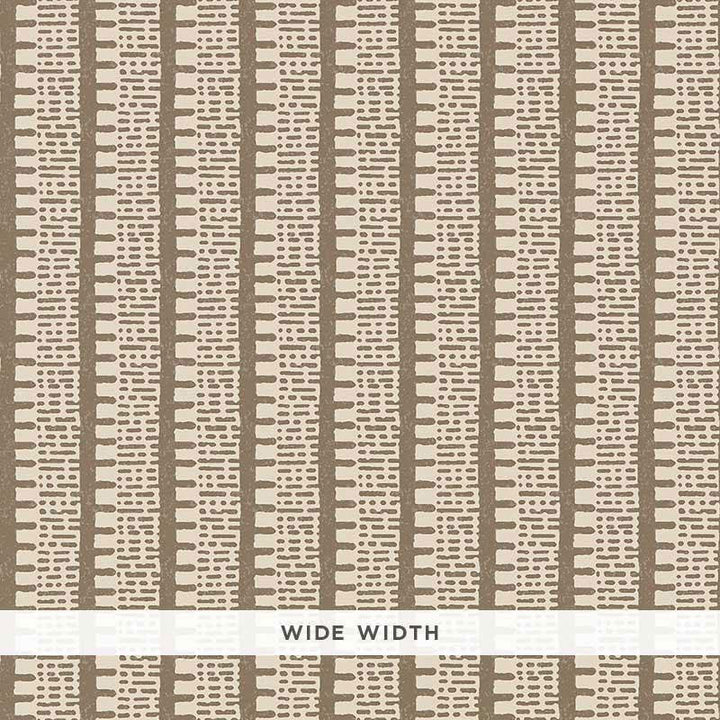 Kiosk Berber Brown 5008016 by Schumacher Designer Wallpaper Veere Grenney 1.38" - Swanky Fabrics -