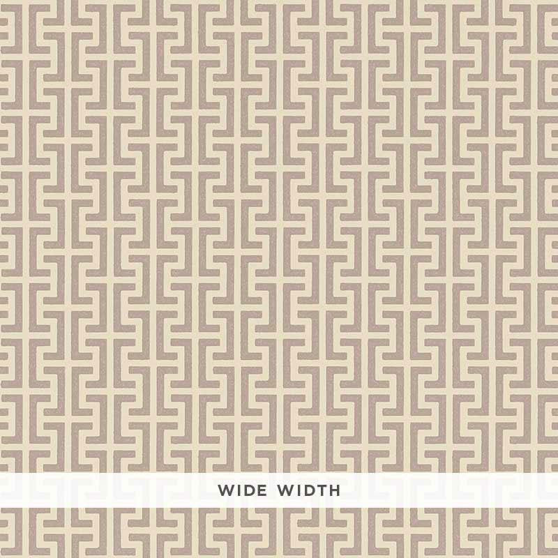 Temple Lilac 5008050 by Schumacher Wallpaper Veere Grenney 4.5" - Fabric Carolina -