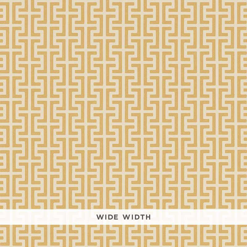 Temple Straw 5008052 by Schumacher Designer Wallpaper Veere Grenney 4.75" - Swanky Fabrics -
