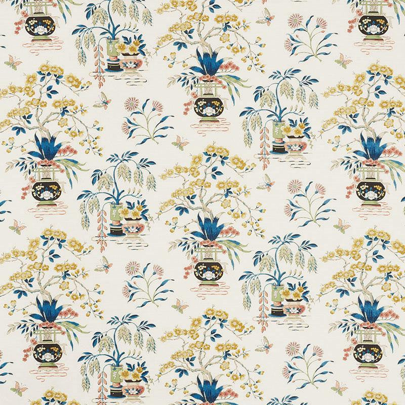 Ming Vase Multi 176732 by Schumacher Fabric Schumacher Classics Ii 18.0" - Fabric Carolina -