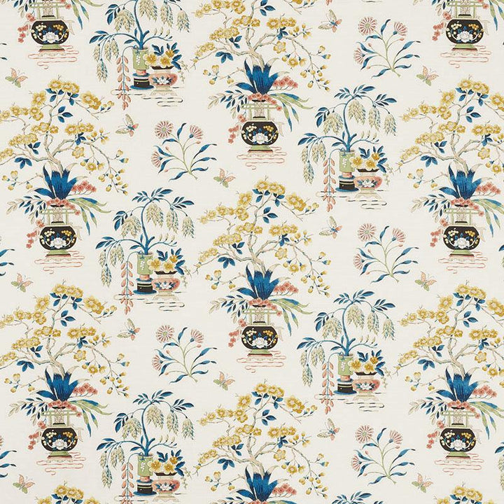 Ming Vase Multi 176732 by Schumacher Fabric Schumacher Classics Ii 18.0" - Fabric Carolina -