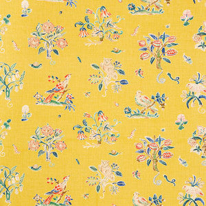 Magical Menagerie Yellow 176751 by Schumacher Fabric