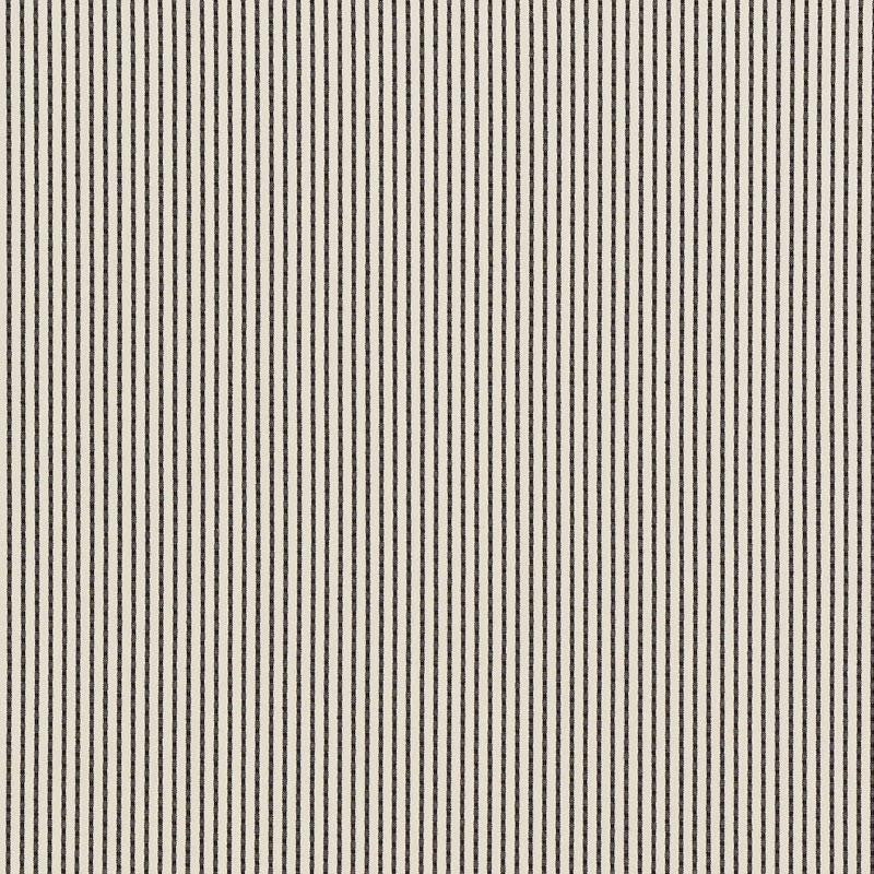 Stitched Stripe Indoor/Outdoor Black 71744 by Schumacher Designer Fabric Indoor-Outdoor Prints & Wovens - Swanky Fabrics -