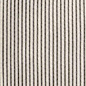 Stitched Stripe Indoor/Outdoor Black 71744 by Schumacher Fabric