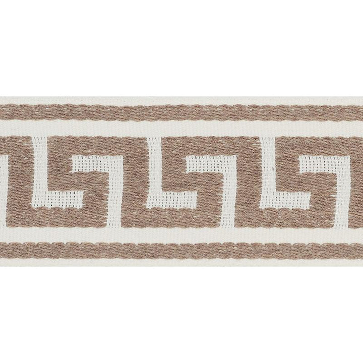 Ganton Tape Indoor/Outdoor Taupe 72390 by Schumacher Trim Indoor-Outdoor Trims - Fabric Carolina -