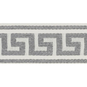 Ganton Tape Indoor/Outdoor Grey 72392 by Schumacher Trim