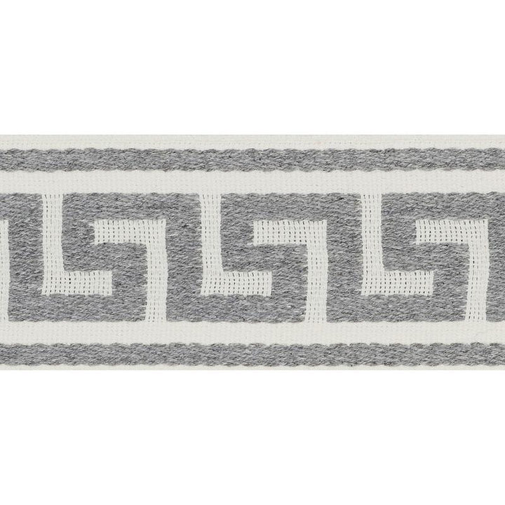 Ganton Tape Indoor/Outdoor Grey 72392 by Schumacher Trim Indoor-Outdoor Trims - Fabric Carolina -