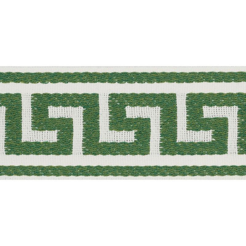 Ganton Tape Indoor/Outdoor Green 72393 by Schumacher Trim Indoor-Outdoor Trims - Fabric Carolina -