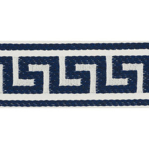 Ganton Tape Indoor/Outdoor Navy 72394 by Schumacher Trim