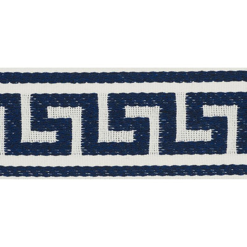 Ganton Tape Indoor/Outdoor Navy 72394 by Schumacher Trim Indoor-Outdoor Trims - Fabric Carolina -