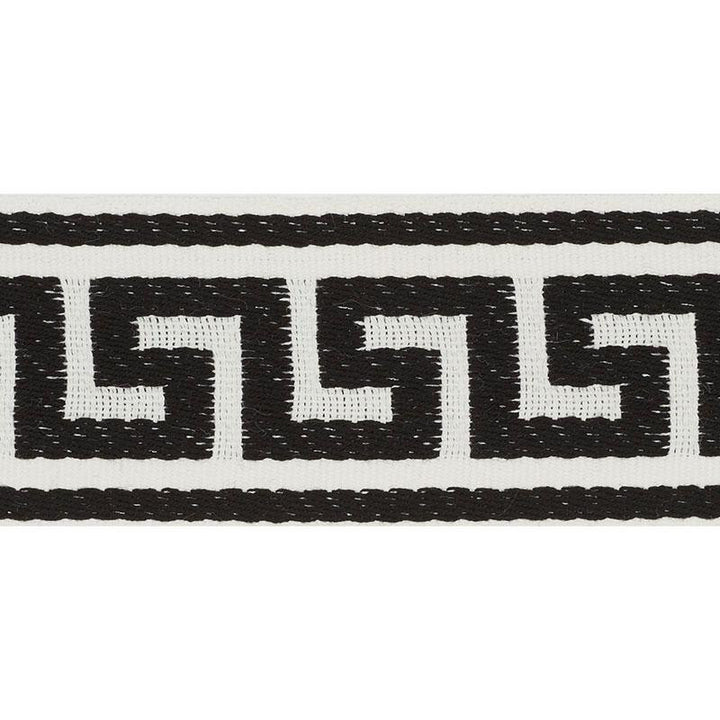 Ganton Tape Indoor/Outdoor Black 72395 by Schumacher Trim Indoor-Outdoor Trims - Fabric Carolina -