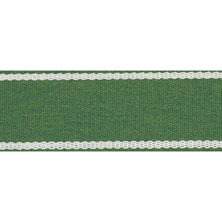 Sullivan Tape Indoor/Outdoor Green 72403 by Schumacher Designer Trim Isola Indoor/Outdoor - Swanky Fabrics -