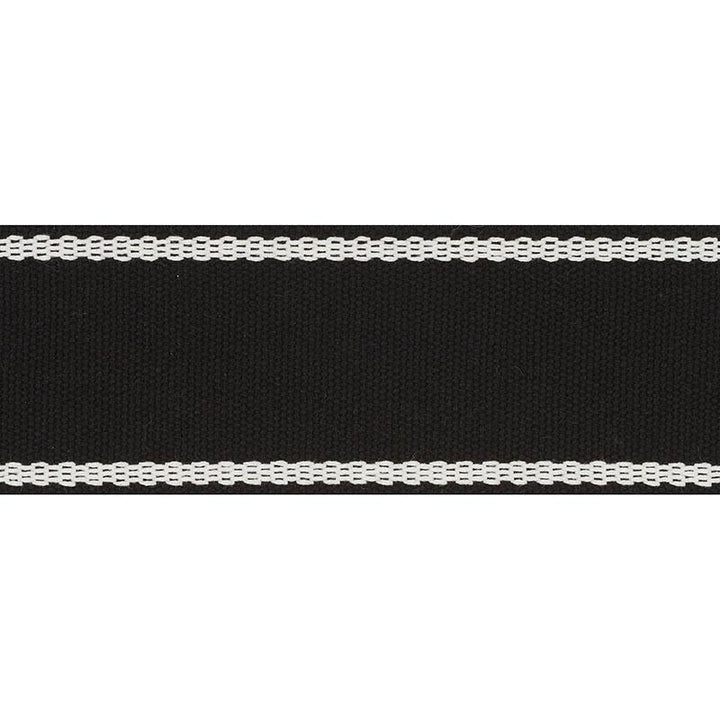 Sullivan Tape Indoor/Outdoor Black 72405 by Schumacher Trim Indoor-Outdoor Trims - Fabric Carolina -