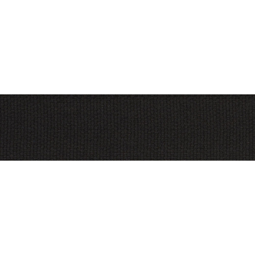 Ashwood Tape Indoor/Outdoor Black 72416 by Schumacher Designer Trim Indoor-Outdoor Trims - Swanky Fabrics -
