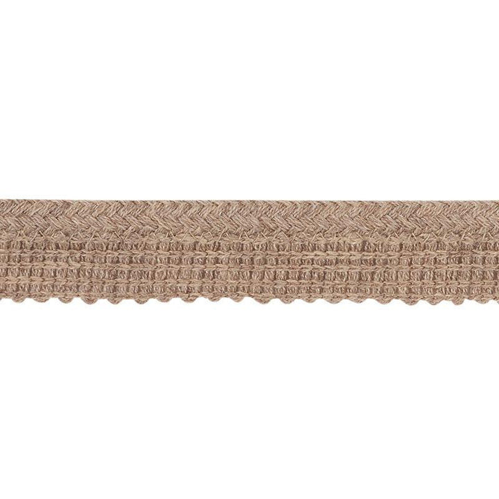Eubie Lip Cord Indoor/Outdoor Taupe 72421 by Schumacher Designer Trim Indoor-Outdoor Trims - Swanky Fabrics -