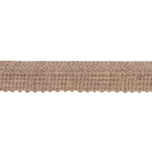 Eubie Lip Cord Indoor/Outdoor Taupe 72421 by Schumacher Trim