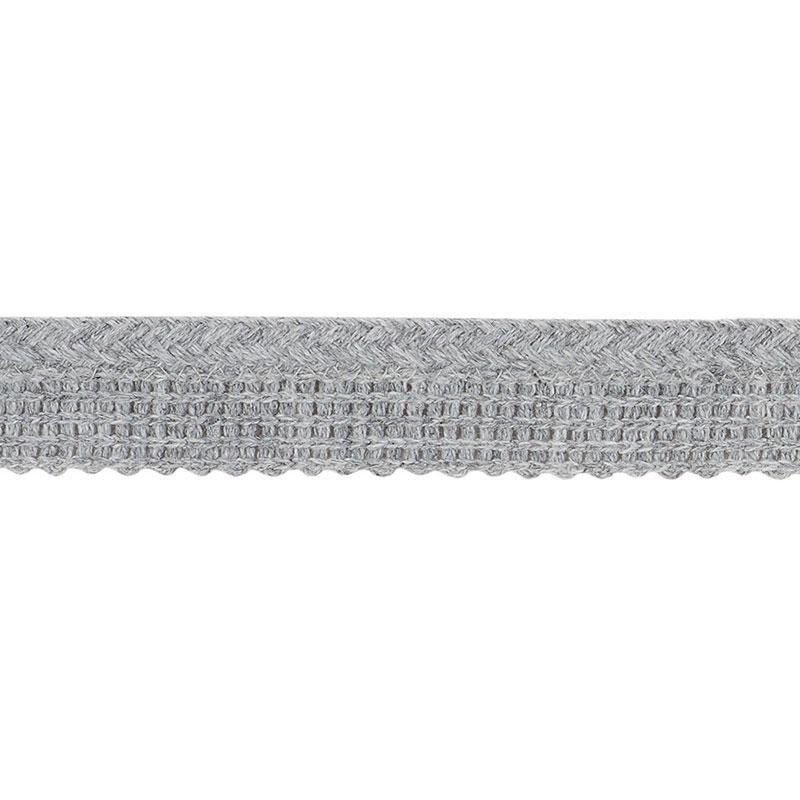 Eubie Lip Cord Indoor/Outdoor Grey 72423 by Schumacher Trim Indoor-Outdoor Trims - Fabric Carolina -