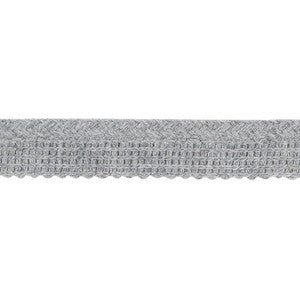 Eubie Lip Cord Indoor/Outdoor Grey 72423 by Schumacher Trim