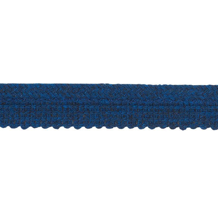 Eubie Lip Cord Indoor/Outdoor Navy 72425 by Schumacher Trim Indoor-Outdoor Trims - Fabric Carolina -