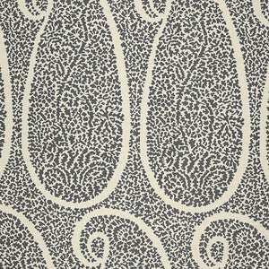 Ambala Paisley Ash 174641 by Schumacher Fabric