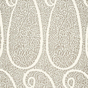 Ambala Paisley Oyster 174643 by Schumacher Fabric