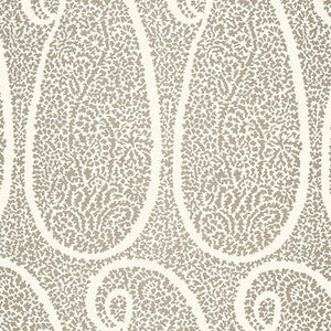 Ambala Paisley Oyster 174643 by Schumacher Fabric