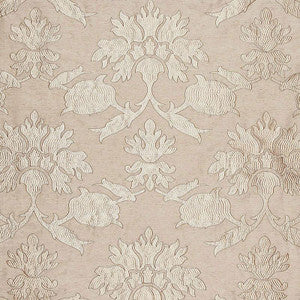 Roussillon Embroidery Greige 65290 by Schumacher Fabric
