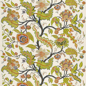 Sinhala Linen Print Bittersweet 174810 by Schumacher Fabric