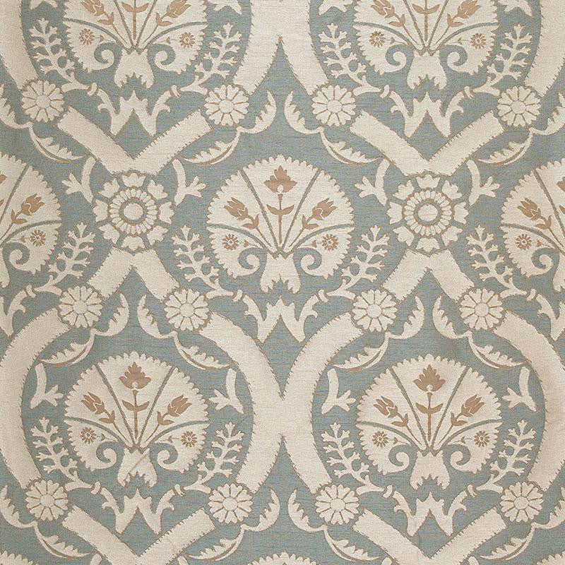 Taza Damask Dusk 65770 by Schumacher Fabric Chroma 7.0" - Fabric Carolina -