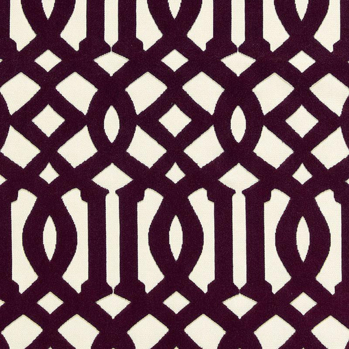 Imperial Trellis Velvet Byzantine 65592 by Schumacher Designer Fabric Chroma 5.62" - Swanky Fabrics -