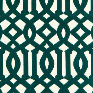 Imperial Trellis Velvet Peacock 65590 by Schumacher Fabric