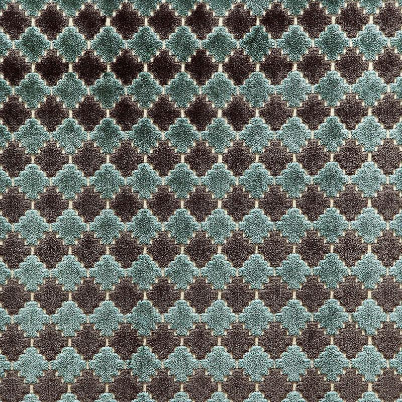 Marrakesh Velvet River 65641 by Schumacher Designer Fabric Chroma 1.0" - Swanky Fabrics -