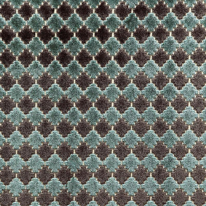 Marrakesh Velvet River 65641 by Schumacher Designer Fabric Chroma 1.0" - Swanky Fabrics -