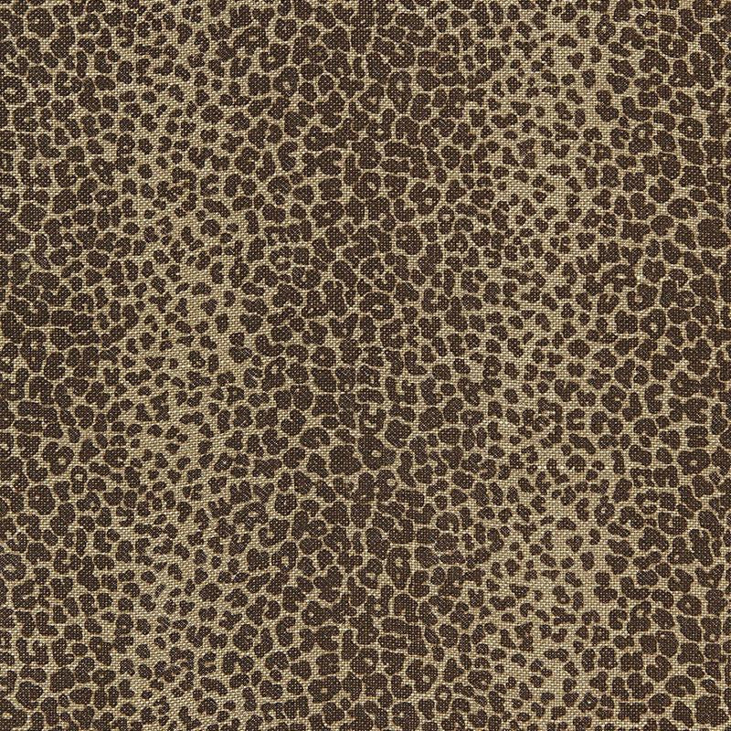 Leopard Linen Print Java 174840 by Schumacher Designer Fabric Chroma 9.0" - Swanky Fabrics -