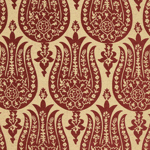 Izmir Chenille Red Earth 65862 by Schumacher Fabric