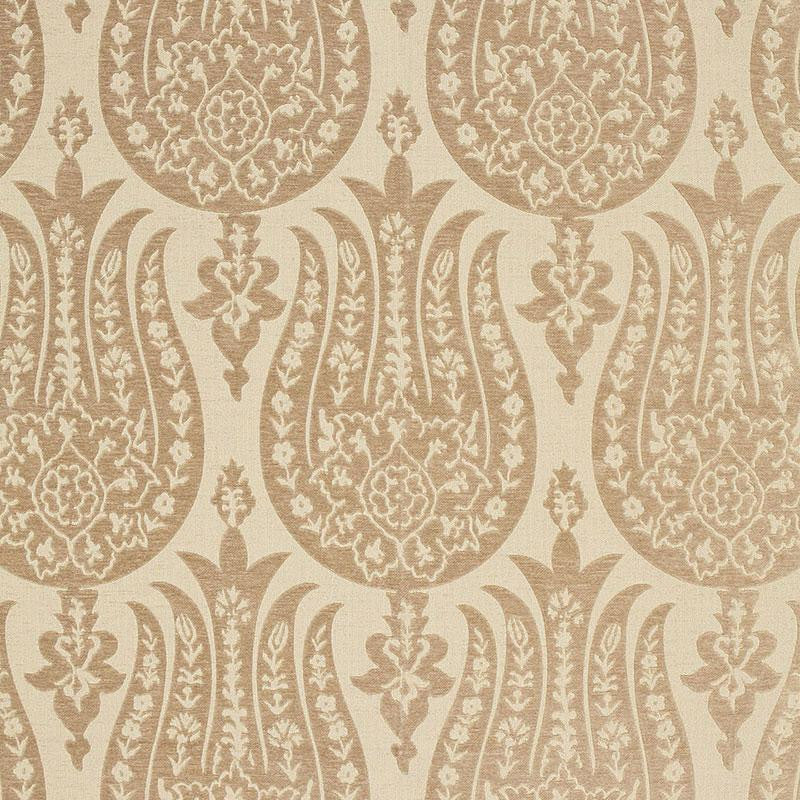 Izmir Chenille Sahara 65863 by Schumacher Designer Fabric Chroma 6.75" - Swanky Fabrics -