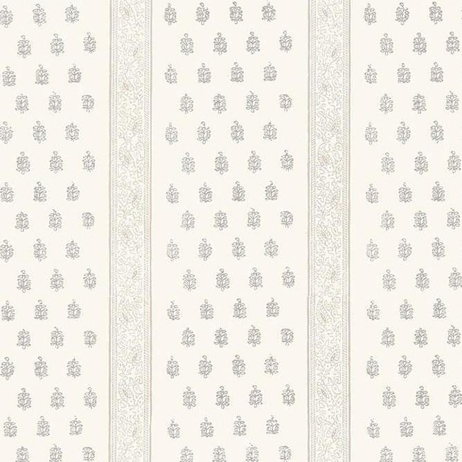 Katsura Stripe Oyster 5005200 by Schumacher Wallpaper Jaipur - Fabric Carolina -