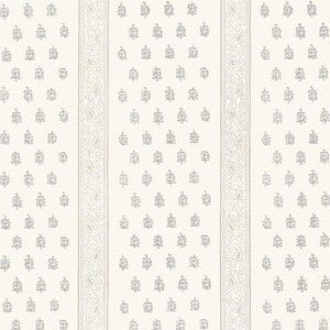 Katsura Stripe Oyster 5005200 by Schumacher Wallpaper