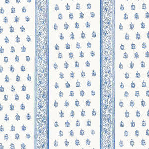 Katsura Stripe Delft 5005201 by Schumacher Wallpaper