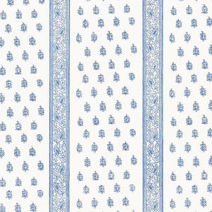 Katsura Stripe Delft 5005201 by Schumacher Wallpaper