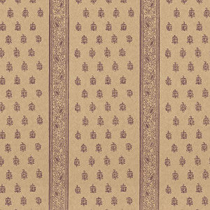Katsura Stripe Aubergine 5005203 by Schumacher Wallpaper