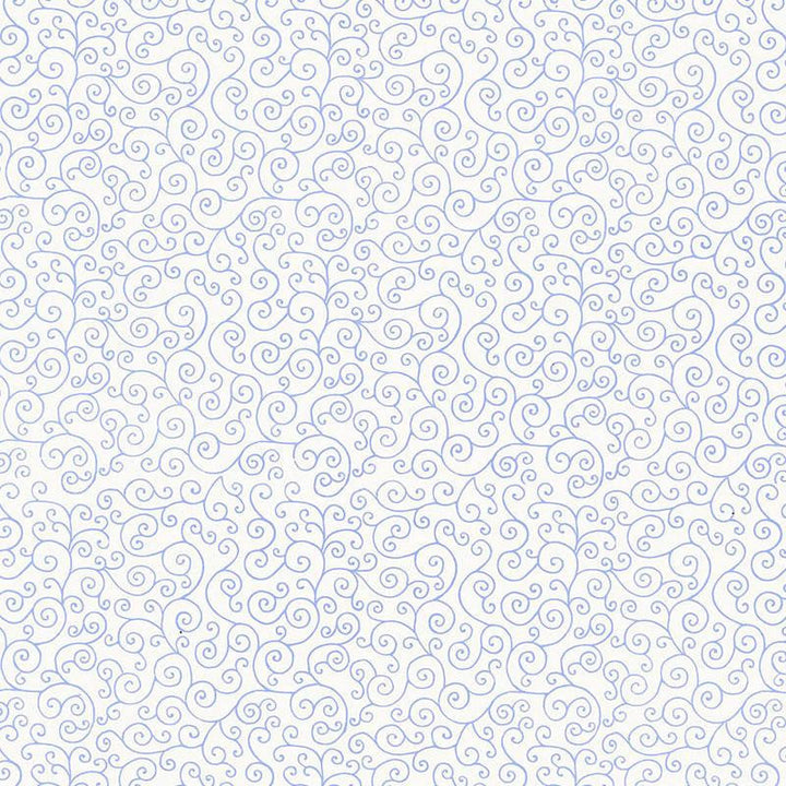 Sangar Scroll Delft 5005221 by Schumacher Designer Wallpaper Jaipur - Swanky Fabrics -